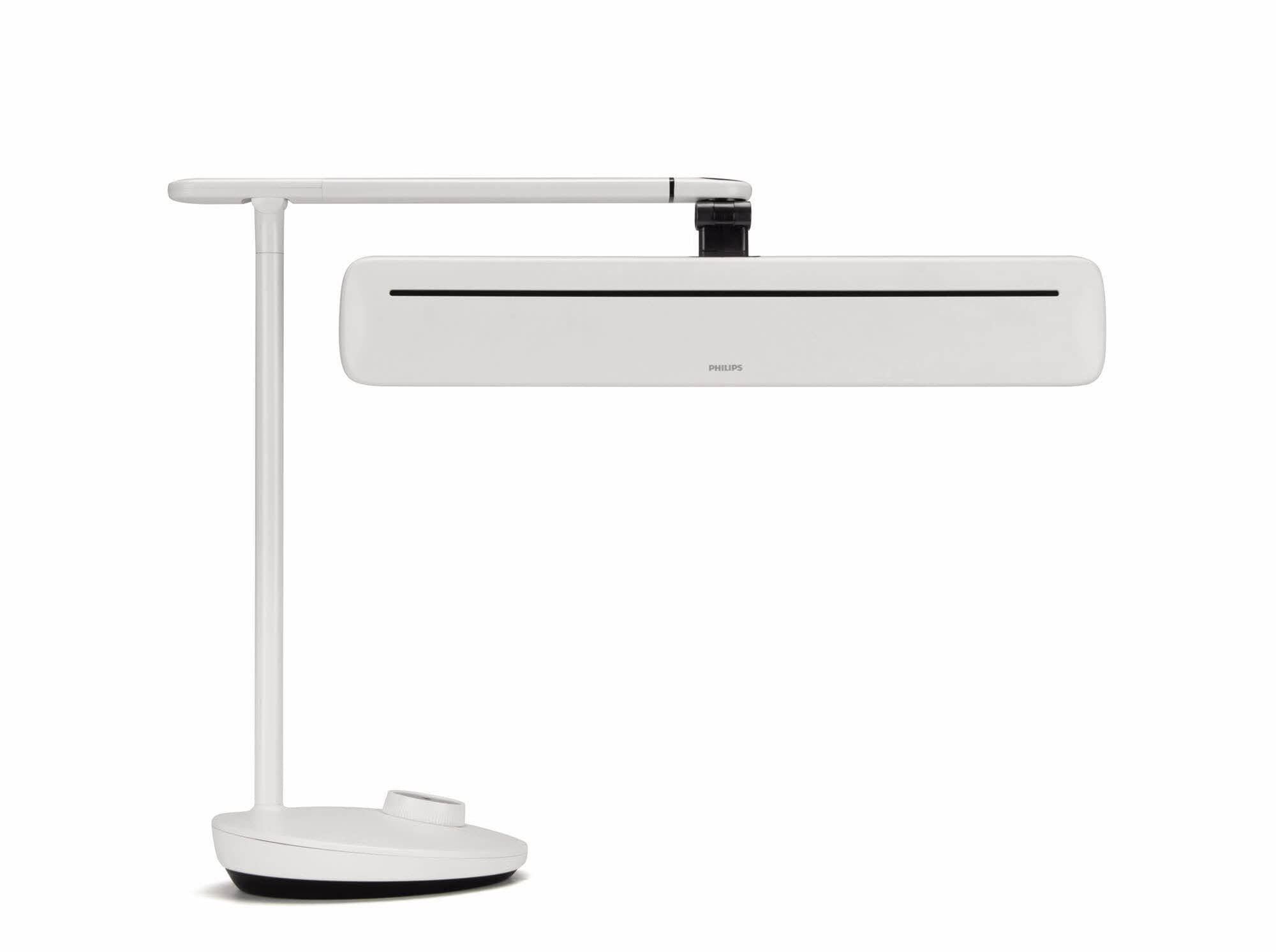 PHILIPS LED VDTMate Schreibtischleuchte (14 W), dimmbare Tischleuchte mit EyeComfort, energiesparende LED Beleuchtung, weiß
