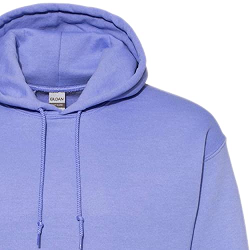 Image of Gildan Men's Heavy Blend Drawcord Hooded Sweatshirt, Safety Pink