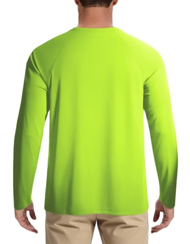 KINSWT Men's UPF 50+ Rash Guard Long Sleeve Swim Shirts Sun Protection UV SPF Lightweight Quick Dry Tops3