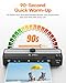 Kejector Laminator Machine, 9 Inch with 20 A4 Sheets Thermal and Cold Lamination Built in Cutter Quick Warm Up for Home Office School