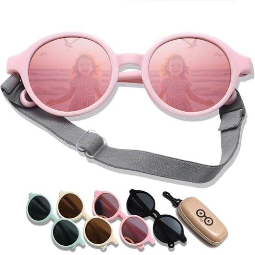 Gafas de sol para bebé UV400 y polarizadas con sujeción ajustable