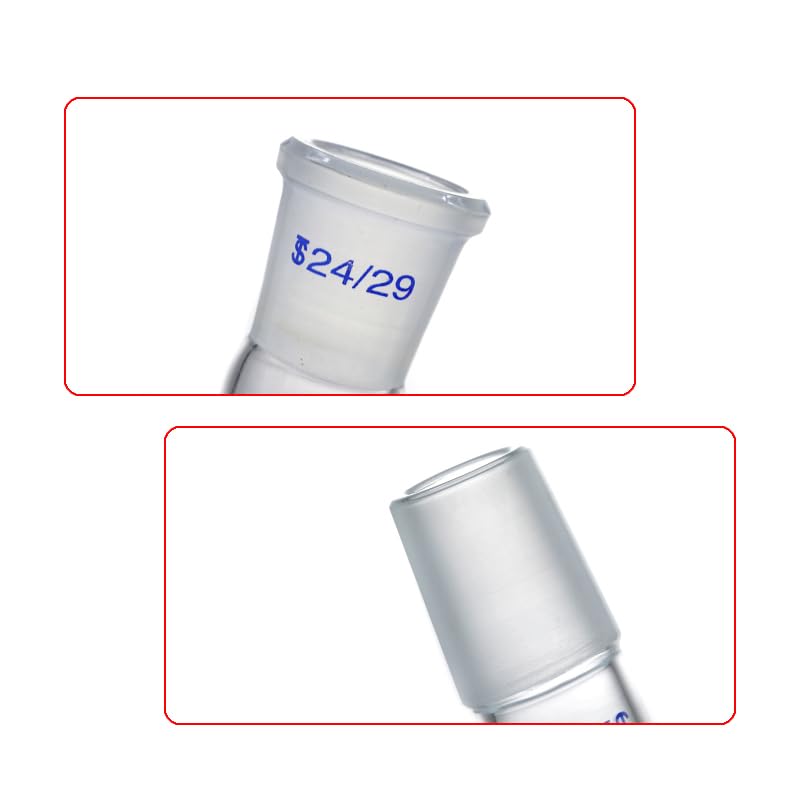 14/23 19/26 24/29 29/32 Buchse auf 19/24/29/34/40 mm Steckerverbindung Laborglas-Vergrößerungstransferadapter(24-29 to 50-40)