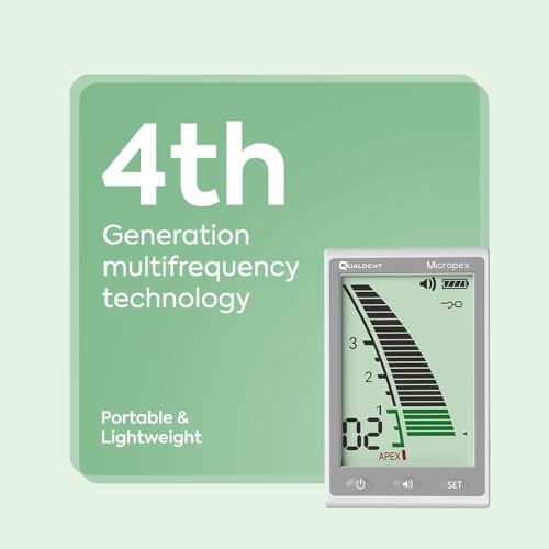 Image of Qualdent Micropex 4th Generation Apex Locator, Accurate Root Canal Length Measurement, Advanced Technology for Precise Endodontic Procedures, Reliable Performance for Dentists