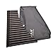 Wind Melody 18 Pipes Eco-friendly Resin C tone Pan Flute for Beginner, Easy Learning (Dark Brown)