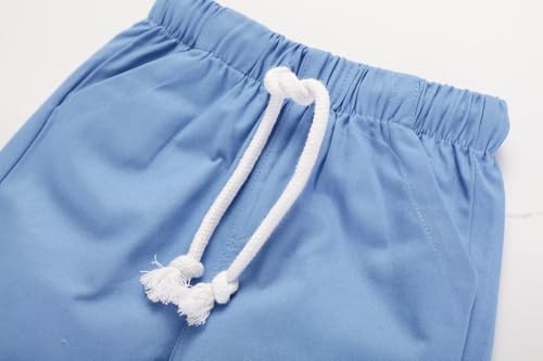 Image of Toddler Boy Clothes Kids Summer Cotton Outfits Shirt Short Sets Size 2-7