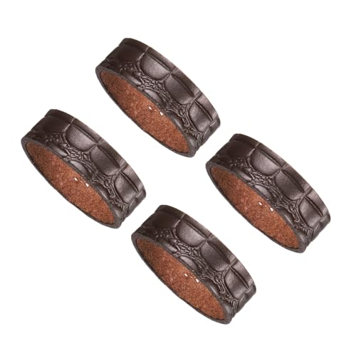 uxcell Leather Belt Loop Keeper Belt Straps Ring Replacement Strap Holder Wide Belt Retainer for Securing Straps