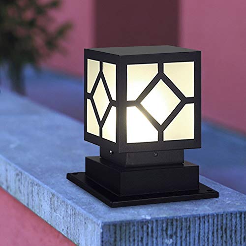 Lampe poteau extérieur pour terrasse, arrière-cour et éclairage de piscine résidentielle