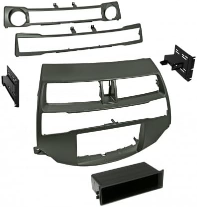 Double or Single Din Installation Car Stereo Dash Kit for Aftermarket Radio Painted Metallic Taupe