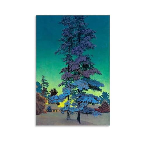 Affiche Paysage D'hiver Maxfield Parrish 20x30inch - Grand Poster Mural Sans Cadre