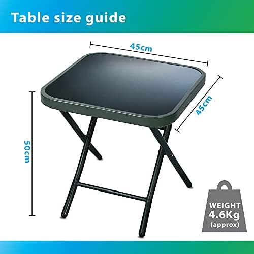 Folding Drinks Side Garden Patio Table - Perfect for Outdoor Small Table