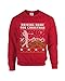 Taylor Brown Driving home for christmas, golf golfer golfing, xmas, festive golf joke meme trending Unisex Funny Adults Sweatshirt Jumper Red