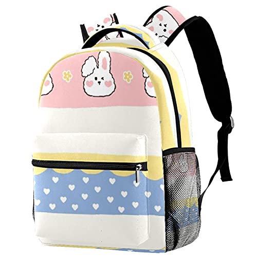 Sac à dos décontracté aux finitions soignées et illustration muguet exclusive pour femme