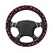 Cherry Strawberry Neoprene Steering Wheel Cover for Men Women Anti-Slip Elastic Steering Wheel Protective Cover 15in Universal Car Accessories Fit Cars, SUVs, Auto