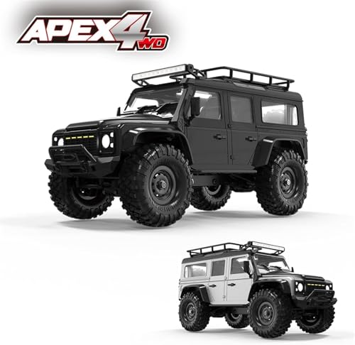 Image of RC Off-Road Truck, RC Car, Remote Control Car, Full Proportional 1 /16 2.4GHz 4WD RC Truck, 15km /h RC Climbing Car RTR for Beginners (Black)