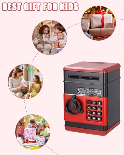 Tirelire electronique pour enfants avec code pour securiser l'argent de poche - 7