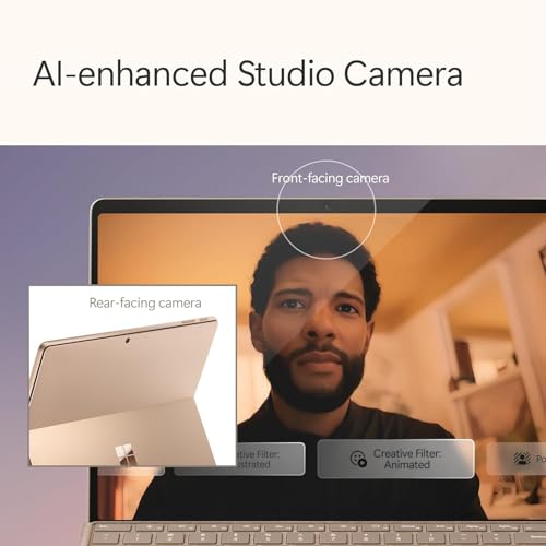 Image of Microsoft Surface Pro 2-in-1 Laptop /Tablet (2024), 13 inch OLED Touchscreen Display, 16GB RAM, 512GB Storage | Windows 11 Copilot+ PC, Snapdragon X Elite (12 Core), Dune