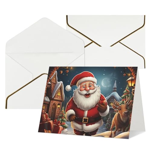 Cartes de vœux pour anniversaire et mariage : lot de 12 avec enveloppes