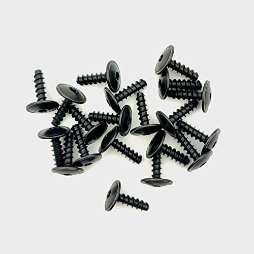 20pcs Screw Bolt Retainer Fender Liner Under Cover - Screw Truss Head Bumper Splash Guard Fender Liner Splash Shield Bumper Cover Self Tapping Compatible with N90974701 Volkswagon,Audi,Porsche