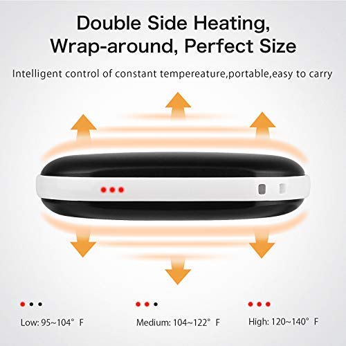 Electric Hand Warmer Rechargeable/ 5200 mAh Portable_Charger ?Black?