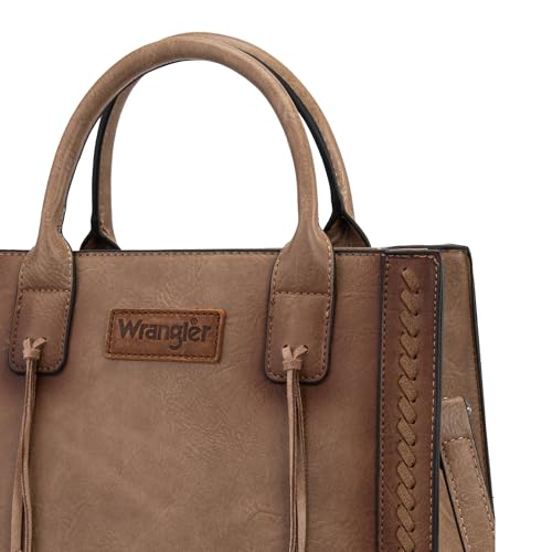 Image of Wrangler Tote Bag for Women Western Cowhide Purse and Wallet Set