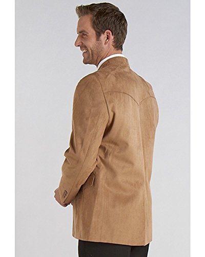 Circle S Men's Camel Microsuede Sport Coat Tall Camel 50 R2