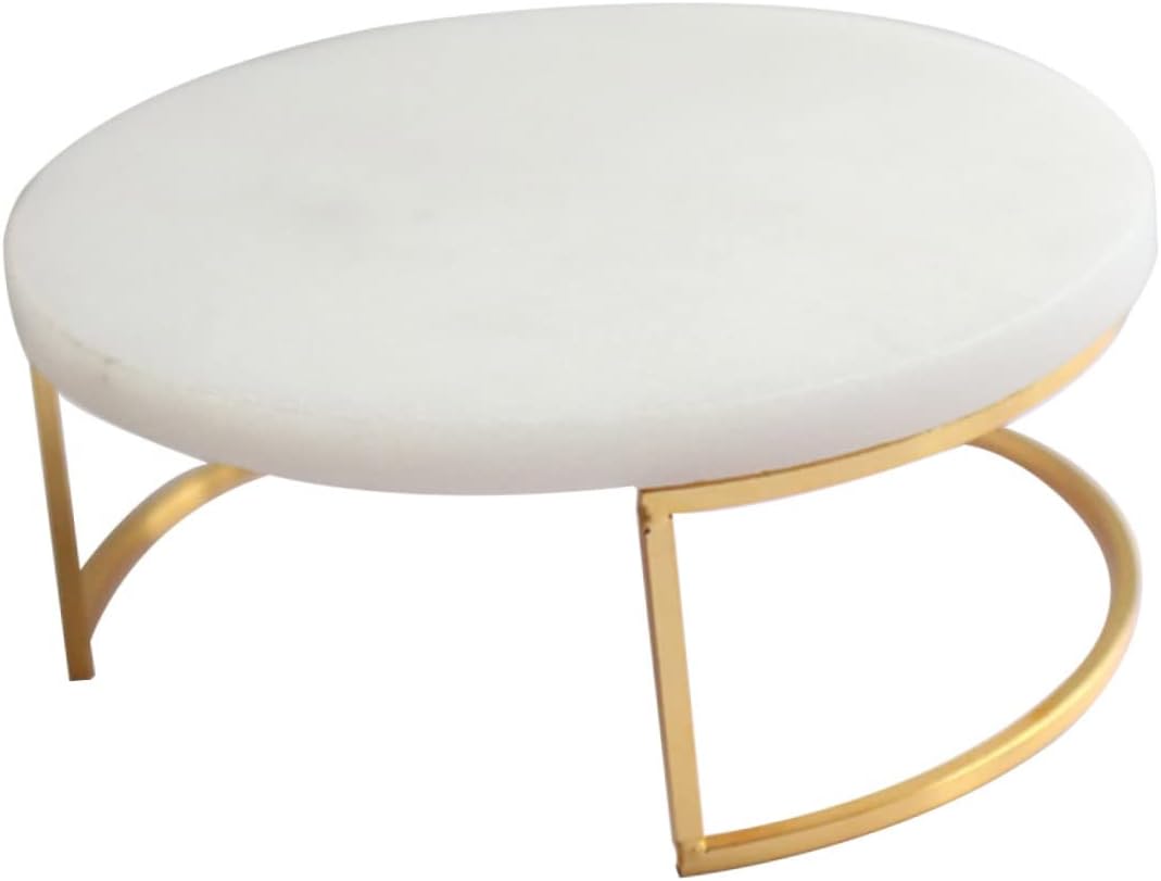 1Pc Marble Cake Holder Marble and Dessert Display Stand for Food Photography for Cupcakes Snacks and Desserts