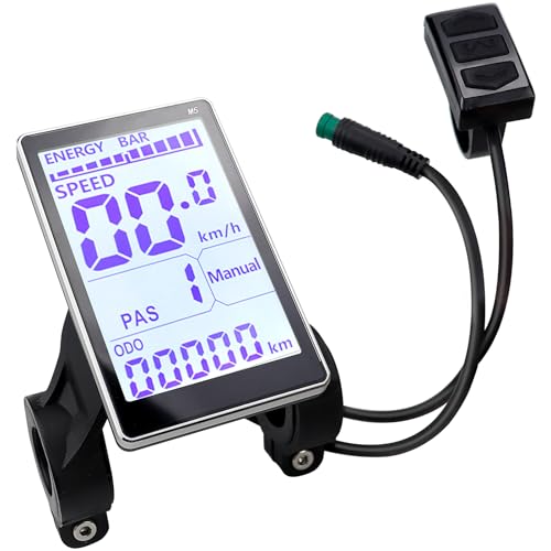ZJIVQO LCD Electric Bike Display, Ebike Display Control Panel, 24V