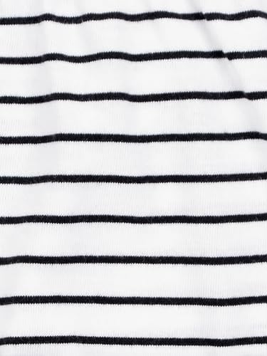 image for Simple Joys by Carter's Baby Cotton Pants, Pack of 4, Black Mini Strip