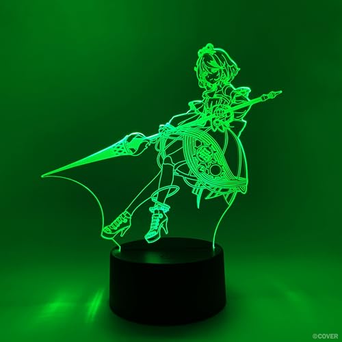 Veilleuse Cecilia Immergreen Hololive pour ambiance gaming nocturne chaleureuse