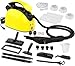 AXFIVE Steam Cleaner with 21 Accessories | 38OZ Large Tank, 248°F High-Temp Steam for Floors, Tile, Grout, Carpet, Car | 5-Min Heat & Child Lock for Families, Pet Owners