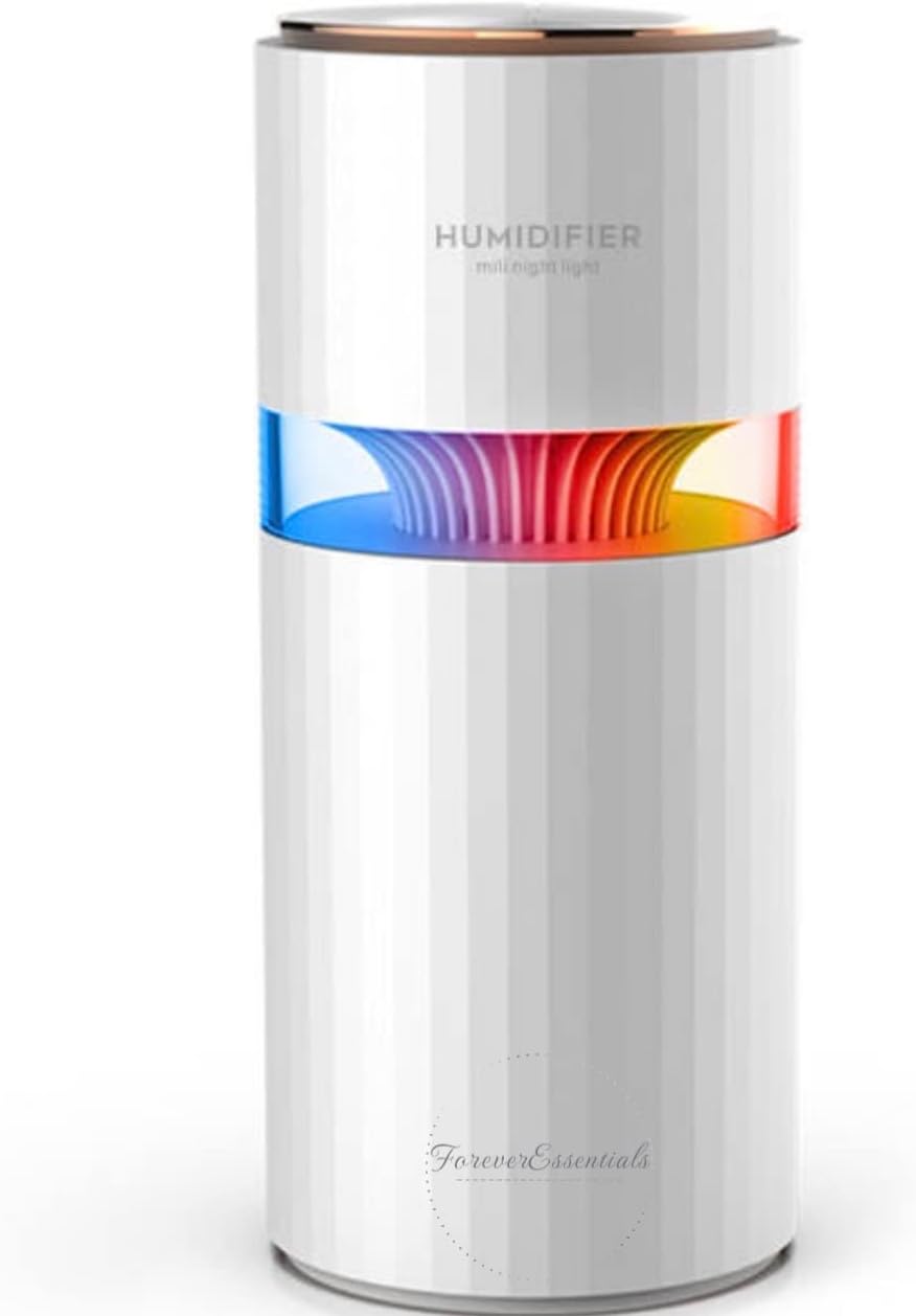 Diffuser Humidifier Car Home Office Essential Oil 400ml Soundless Long Lasting Air Freshener USB Cool Mist Aromatherapy, Portable Rechargeable Gift