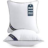Utopia Bedding Throw Pillow Inserts (Pack of 2, White), 26 x 26 Inches Decorative Indoor Pillows for Sofa, Bed, Couch, Cushion Sham Stuffer
