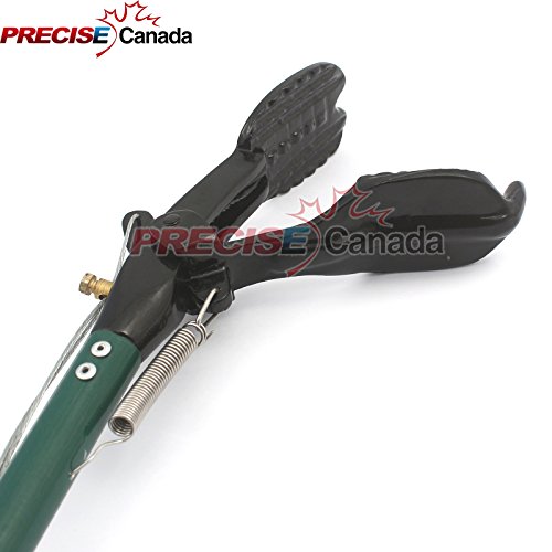 Precise Canada: 30 Inch Professional Standard Snake Tongs Reptile Grabber Rattle Snake Catcher Green Wide Jaw Handling Tool #TOP2