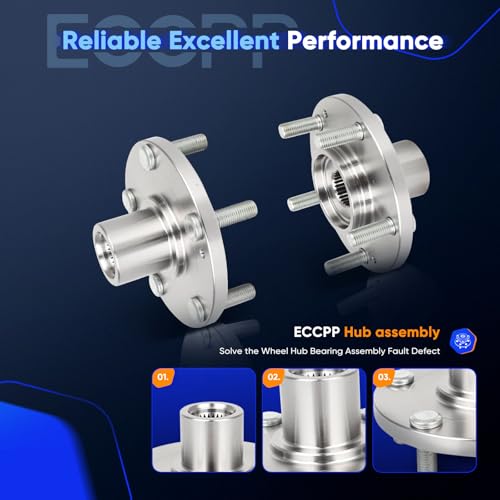 Image of ECCPP 2-Piece 930-603 Front Wheel Hub Bearing for Hyundai Sonata 2006-2015 | for Kia Optima 2006-2015 5 lugs Pre-Greased Sealed