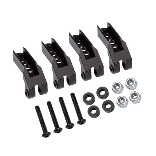 Compatible With TRAXXAS For TRX-4 82056-4 1/10 RC �J�[�p�[�c�A���~�t�����g�ƃ��A�����\�ȃV���b�N�^���[�t�[�v �p�[�c RC�J�[(Black)