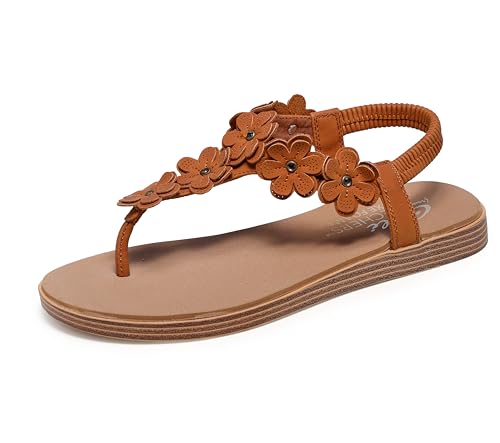 Skechers Femme Summer Cove Beach Bloom Tongues Confortables