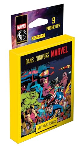 Panini Marvel Comics - dans l'univers Marvel Blister 9 Pochettes
