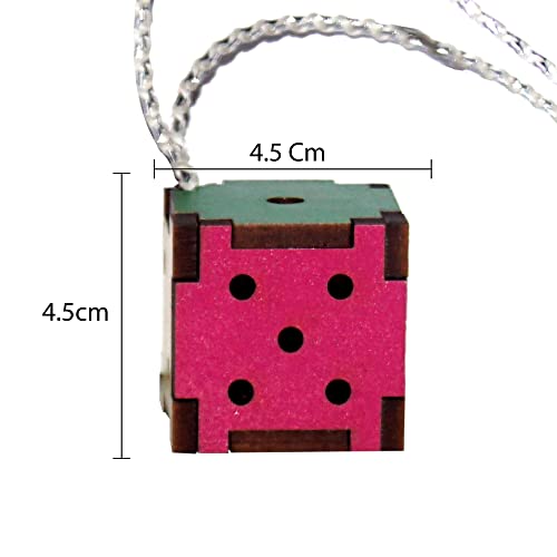 Image of Car Air Freshener Auto Perfume Car Decor Accessory Wood Scent Essential Oil Aroma pendant for Car Mirror Hanging Car Interior Diffusers Exclusive gifts (1 pcs, AQUAFRESH-FRAGRANCE)
