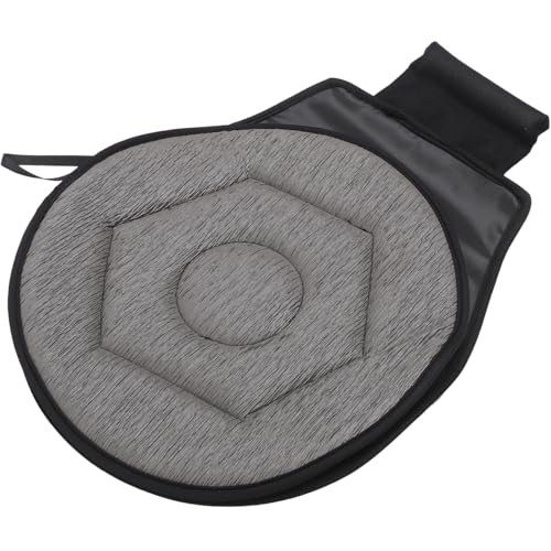 Cabilock 360Degree Rotation Car Seat Cushion Multifunction Pain Revolving Cushion Non Slip Ergonomic Design Swivel Car Seat Pad Gray