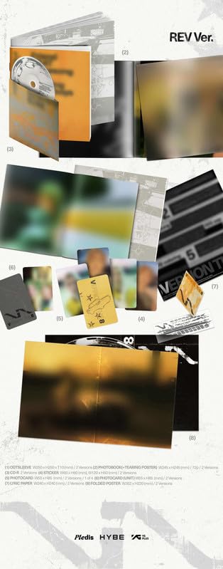 V8 (SEVENTEEN) V8 Album [RATS NEST ver.]+Pre Order Benefits+BolsVos Exclusive Idol-Inspired Digital Merches