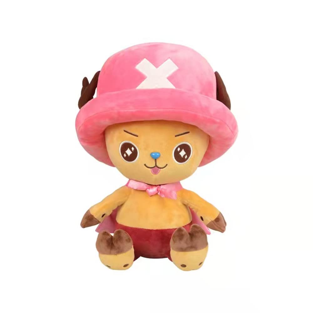 One Piece Pink Tony Tony Chopper Anime Plush Doll,Soft Stuffed Figure Toy Collectible,Kids Christmas Birthday Gift 11.8 inch.