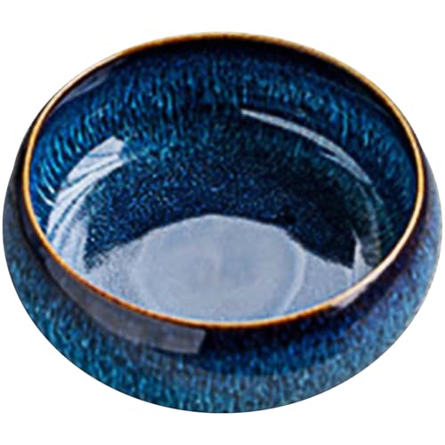 Kelisdi Bol à fleurs en céramique pour jardin intérieur, nénuphars et petits poissons, design sans drainage, anti-fuite, récipient pour plantes