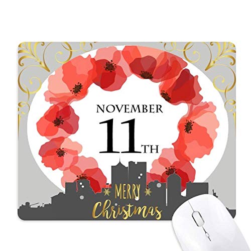 Tapis de souris maïs poppy en caoutchouc, le cadeau idéal pour Noël