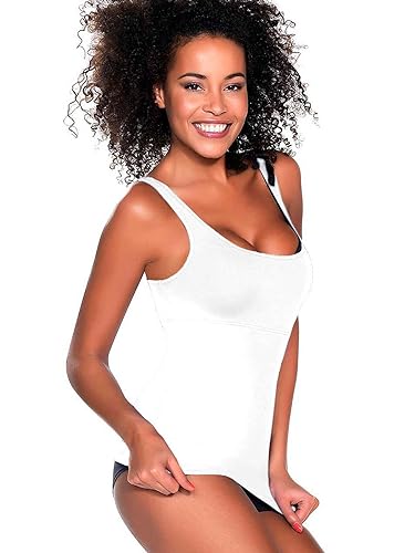 Triumph Damen Trendy Sensation Shaping-Shirt, Träger-Top, S, Weiß – Ansicht 1