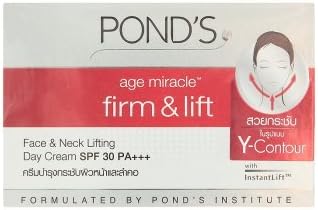 Ponds Age Miracle Firm & Lift Face & Neck Lifting Day Cream SPF 30pa+++ Net Wt.50 G.