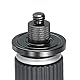 sourcing map Mikrofonständer Adapter 1/4 Buchse auf M4 Stecker Kamera Schraube Schwarz