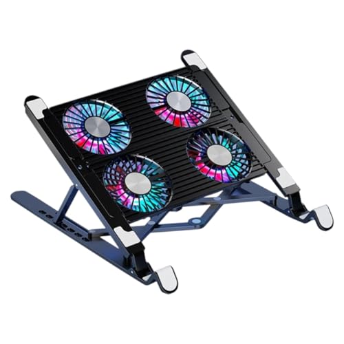 Base de refrigeración para laptop con ventilador silencioso miniatura 1