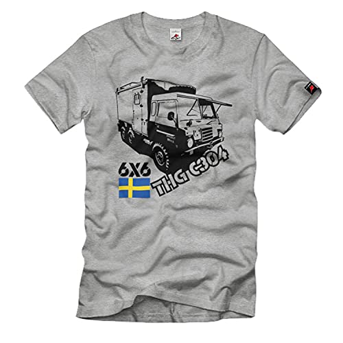 T-shirt suédois robuste THG C304 en taille L pour le confort des conducteurs de camion 6x6