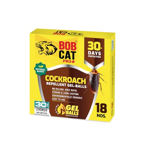 Image of Cockroach Repellent Gel | Herbal & Natural Formula | Long-Lasting 30 Days Protection | Eco-Friendly & Safe | For Kitchen, Bathroom, Home, Warehouse, Factory & Office | Pack of 18 | FORMULATION 10X