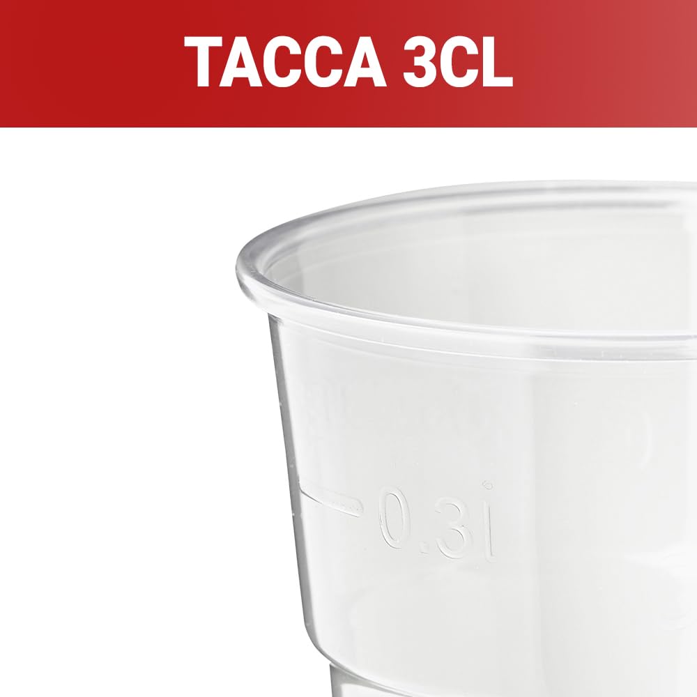 G.M. DISTRIBUZIONE 200 Bicchieri Macedonia in PP da 400ml + 200 Coperchi A Cupola in PS, Bicchieri e Coperchi Trasparenti, Bicchiere Riutlizzabile Alta Qualità per Bar e Gelaterie